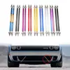 Labio del Parachoques Delantero para Modificación de Coche con Soportes de Montaje Perforados y Tubo de Fibra de Carbono Piezas de Modificación del Labio Delantero