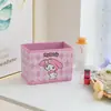 Caixa de Armazenamento de Cosméticos para Mesa Estilo Japonês Desenho Animado Fofo Coração de Menina Caixa de Armazenamento de Utilidades Domésticas para Escritório Kulomi