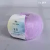 Cores Quentes Sussurram Lã Mohair Jovem Importada da África do Sul Fio de Lã Fina Tricô à Mão Fio de Lã Mohair Tingido
