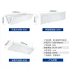Lámpara LED antideslumbrante para sala de bádminton con rejilla de panal de 60 W, iluminación de sala para interiores, lámpara larga para sala de bádminton