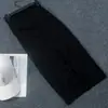 Roupa de Yoga de Verão Tecido Nude Cintura Alta Saia de Quadril Feminina Alta Elasticidade Justa Macia Saia Casual Emagrecedora