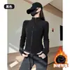 Chamarra de polar ajustada para mujer, nuevo modelo otoño/invierno 2026, forro polar de doble cara para chamarra de plumas, con forro polar adicional