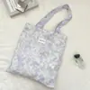 64255 Tono Morado Claro Gradiente Bolsa de Lona Mochila Bolsa Gran Capacidad Estudiante Viaje Estilo Perezoso Bolso de Hombro