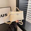 2025 Casual Urbano Simples Design de Nicho Bolsa Balde Estilo Ocidental Nova Moda Primavera Bolsa de Ombro Transversal para Mulheres
