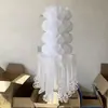 Linterna de Papel de Tres Piezas Pequeña y Colorida Linterna de Papel Blanca Ecológica Linterna de Papel para el Festival Qingming Colgante Blanco para Asuntos Funerarios