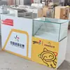 Suporte de Exibição de Vitrine de Vidro para Loteria Esportiva L, Vitrine de Exibição de Loteria Raspadinha, Balcão de Vendas para Loteria de Bem-Estar de Chongqing, Gabinete de Loteria da China