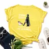 Camiseta de Manga Curta Unissex de Verão Pet Street Unicórnio