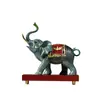 Venda Direta de Fábrica Elefante da Fortuna de Latão Artesanato de Cobre Showroom de Escritório Recepção Novo Estilo Chinês Ornamento de Elefante da Fortuna de Latão