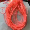 Cuerda de plástico cuerda de cuero sintético color caramelo tira de cuero suave cuerda de PP collar color brillante verano nuevo colgante verde un metro otro