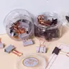 Novos Materiais de Encadernação Coloridos para Escritório Grampeador Binder Clips de Papel Conjunto de Papelaria Conjunto de Escritório Transfronteiriço Atacado