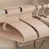 Cabide de roupas grande e durável, espessado e reforçado, para uso em dormitório, varal antiderrapante, cabide que não marca as roupas para uso doméstico
