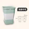 Cubo de Basura Plegable Multifuncional Portátil para Coche, Suministros de Viaje para Coche, Viajes en Coche, Camping, Dormitorio, Caja de Almacenamiento para Lavado de Coches