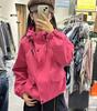 Chaqueta Acolchada Estilo Coreano para Mujer Invierno 2025 Nuevo Estilo Pequeña Moda con Capucha Cordón Ajustable Cortavientos Delgado Chaqueta de Algodón