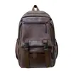Nova Mochila Masculina Tendência Viagem Estudante Universitário Versão Coreana Bolsa para Notebook Grande Capacidade Mochila Casual para Viagem Curta