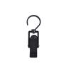 Preto e branco multifuncional casaco de plástico e chapéu meias de cortina clip clip chapéu clip com gancho giratório clipe forte