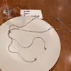 2025 Cadena de Suéter Elegante de Otoño e Invierno Japonesa y Coreana para Mujer Diseño de Nicho Moda de Lujo Accesible Versátil Collar