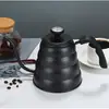 Olla Nube Engrosada de Acero Inoxidable con Control de Temperatura Filtro de Goteo Cafetera Manual Boca Pequeña Olla Boca Larga Tetera para Exteriores