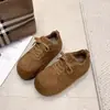 Tênis de Treino Alemão Marrom Retro com Velcro Feminino Outono Inverno Plus Veludo Quente Solado Macio Aumento de Altura 3cm Casual Tênis Esportivo Forrest Gump