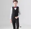 Conjunto de Terno Infantil para Meninos, Estiloso 2026 Novo Verão Estilo Britânico Roupa de Anfitrião, Roupa Formal para Pajem, Roupa para Apresentação de Piano