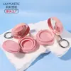 Caixa de mini cushion 5g feita sob medida da Fábrica Lili com fecho de pendurar, refil substituível para cushion BB cream e base líquida