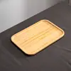 Bandeja Pequeña de Madera Rectangular para Té Bandeja para Té Casera Taza de Té Mesa de Té Taza Bandeja para Frutas Bandeja para Snacks Bandeja para Frutas Bandeja para Cena