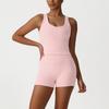 Nuevo Traje de Yoga Ajustado de Secado Rápido Nude de Amazon Ropa de Fitness Adelgazante Traje de Pantalones Deportivos para Correr para Mujer