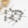 Aretes Redondos de Oro de 14K, Aretes con Forma de Frijol con Aros, Accesorios para Aretes DIY, Materiales para Aretes