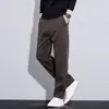 Jeans Gruesos Casuales de Pierna Recta Suelta, Forrados de Polar, Estilo Trendy Versátil para Hombre, Anti-Arrugas, Colección Primavera y Otoño 2026