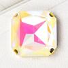 45mm Grande Quadrado Pontiagudo Fundo Garra Diamante DIY Mocha Fluorescente Diamante Vestido Bolsa Sapato Jóias Diamante Pegajoso Costurado À Mão Garra Dourada