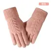 Nuevos Guantes Táctiles para Mujer, Tejido Grueso, Cálidos y Resistentes al Frío, Hilo de Felpa Sencillo, Pueden Proteger Pantallas Táctiles