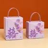 Caja de Dulces para Boda Nueva 2025, Caja de Empaque de Dulces de Alta Gama, Caja Vacía, Regalo de Acompañamiento, Bolsa Única de Dulces para Boda