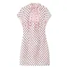 Moda Femenina Verano 2026 Estilo Europeo y Americano Sexy Chica Atractiva Vestido Decorado con Lazo 4661309