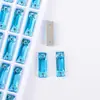 Cristal de Vidrio K9 Rectangular con Pedrería Cosida a Mano de Fondo Plano y Doble Agujero, Accesorios Hechos a Mano de Alta Calidad para Vestidos de Novia DIY
