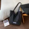 2026 Nuevo Bolso de Hombro Transfronterizo para Mujer, Bolso Tote de Mezclilla Fresco de Doble Cara, Bolso de Gran Capacidad con Lunares para Debajo del Brazo para Mujer