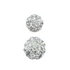 Botón de Metal con Forma de Flor de Diamante de Lujo Ligero Europeo Botón para Traje Abrigo de Lana Tejido Botón Decorativo Versátil Simple Cosido a Mano