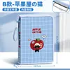 Bolsa para Documentos, Bolsa para Guardar Exámenes con Portapapeles Integrado, Bolsa de Tela de Gran Capacidad, Bolsa Portátil de Gato Manzana Transfronteriza para Archivos, Venta al por Mayor
