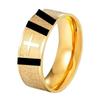 Anillo de Acero de Titanio Joyería Anillo de Acero Inoxidable Anillo Liso No se Desvanece Nicho de Alta Gama para Hombre Moderno Minimalista No se Desvanece Versátil