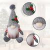 Decorações de Natal Personalizadas Postura Sentada Escandinava Papai Noel Country Americano Enfeites de Anão Bonecas Tricotadas