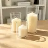 Portavelas de cristal a prueba de viento, taza de vela creativa estilo europeo, accesorio de ambiente romántico para cumpleaños y bodas, portavelas para decoración del hogar