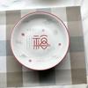 Venta directa de fábrica Lanteng Red Rattan Supermarket Promoción 8 pulgadas Fruit Home Ceramic Rice Bowl Plato de arroz para el hogar Plato de puesto