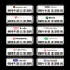 Adesivos Refletivos para Carro, Luminosos e Brilhantes, Mantenha Distância entre Carros, Adesivos de Advertência, Adesivos para Colisão Traseira, Adesivos Decorativos para Carro Bloqueadores de Arranhões