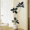 Plantas Verdes Simuladas, Árboles Falsos de Goma, Plantas Grandes en Maceta para Salas de Estar, Plantas Verdes Biónicas Grandes de Interior de Alta Gama, Plantas Decorativas para Oficina