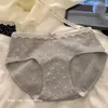 Calzones de algodón puro estilo francés para mujer con lindos lunares, ribete de encaje, tiro medio, entrepierna antibacteriana, ropa interior cómoda y transpirable para niñas