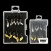 Acessórios Luya atacado lantejoulas rotativas pequenas lantejoulas metálicas douradas prateadas com gancho de boca de cavalo moscas para pesca