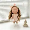 Solo la Ropa: Ropa para Muñeca de Papa Mia 30cm, Rosa Caramelo, Azul, Falda Cuadros Rojos de Repuesto
