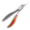 Nuevas Pinzas para Ranura de Uña Herramienta de Manicura, Pinzas de Pico de Águila de Acero Inoxidable, Cortauñas Diagonal Ultraafilado para Uñas Encarnadas