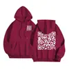 F**K You Hoodie com Código QR Estação Independente Transfronteiriça Tamanho Europeu Unissex Hoodie com Código QR