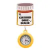 Reloj de Enfermera Retráctil Innovador Antiperdida, Reloj de Enfermera Práctico y Divertido con Pin para Uniformes Médicos