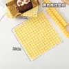 Papel de confeitaria estilo Ins, para bolos, sobremesas, macarons, sanduíches, hambúrgueres, batatas fritas, toalhas de rolo, tapete de papel à prova de óleo
