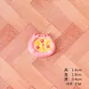 Creativos Micro-Paisajes Oso Pizza Adornos de Escritorio Comida Juego Plato de Cena Casa de Muñecas DIY Accesorios de Decoración de Oficina